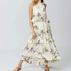 tiered floral free people maxi dress